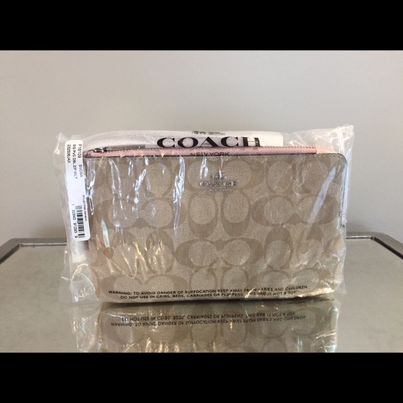 NWT Coach Signature Double Zip Wallet - Picture 8 of 8